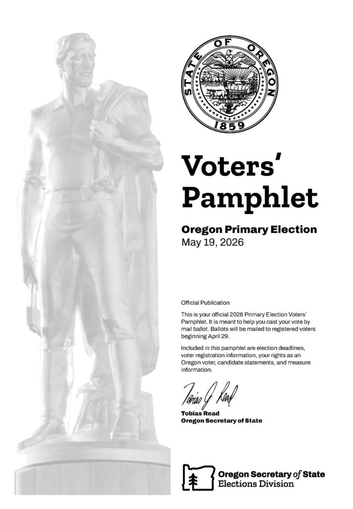 Image of 2026 Primary Election State Voters' Pamphlet