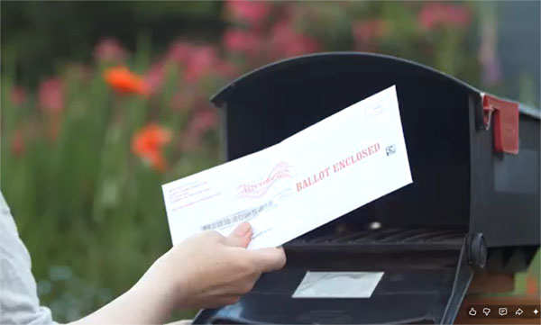 ballot in mailbox