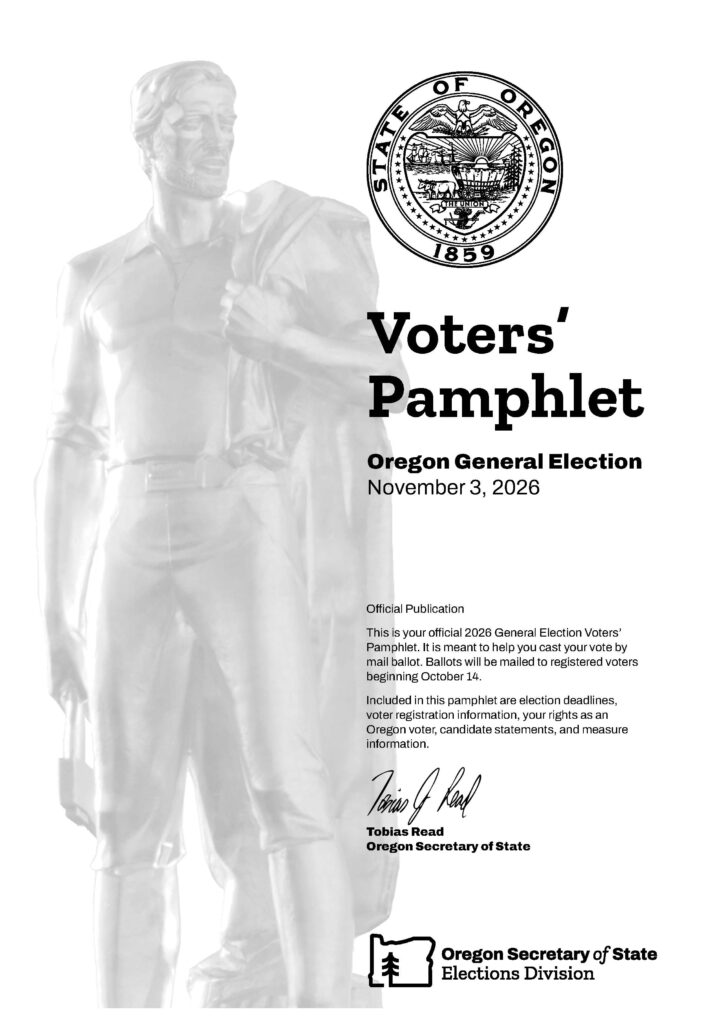 November 3, 2026 State Voters' Pamphlet